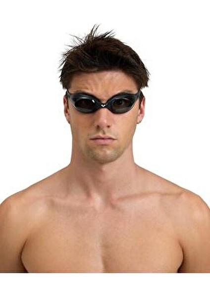 Spider Yüzücü Gözlüğü Siyah Silikon Malzeme ile Anti Fog Özellikli Erkekler İçin