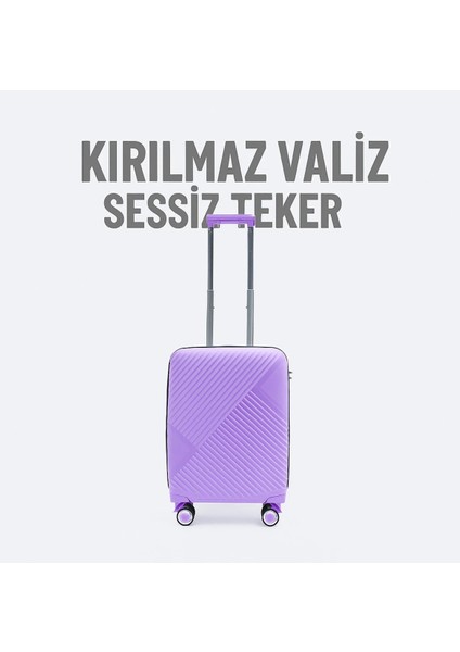 Wexta PP820-SH32 Triangle Mor Büyük Boy Valiz fiyatları