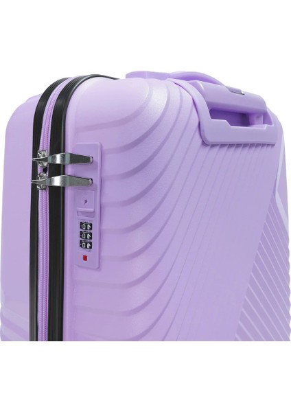 Wexta PP820-SH32 Triangle Mor Büyük Boy Valiz