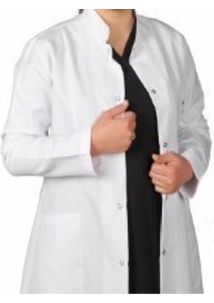 Büyük Beden Doktor Öğretmen Sağlıkçı Önlüğü Hakim Yaka