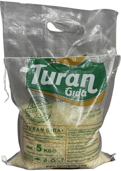 Baldo Pirinç 5 kg Çanakkale Biga Bölgesi Mahsulü