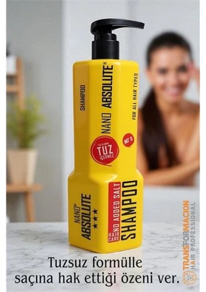 Modacar Profesyonel Nano Absolute Tuzsuz Şampuan – 1000 Ml, Tüm Saç Tipleri