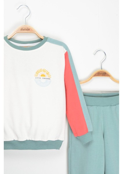 Ilo Beyaz Renkli Bloklu Iki Parça Takım (2-5 Yaş) fiyatları