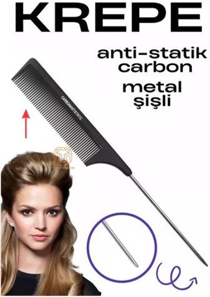 Modacar Krepe Tarağı Metal Şişli Absolute Profesyonel fiyatları