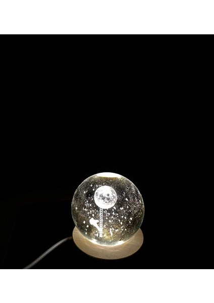 Işıklı 6 cm Tavan Yansıtmalı Astronot Gezegen Küresi