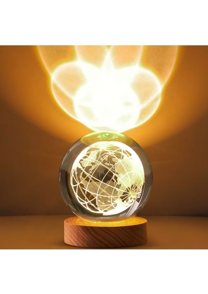 Renkli Ahşap Dünya Temalı Işıklı Çocuk Odası Dekoru fiyatları