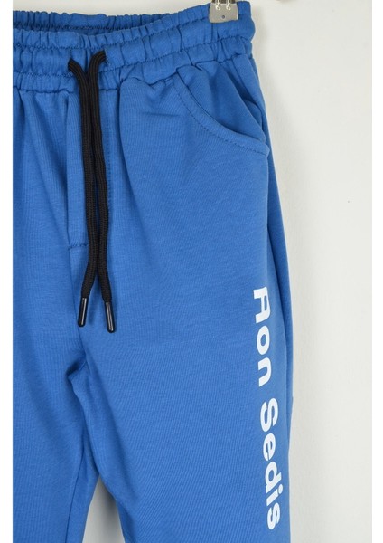 Kırmızı Sweat & Saks Mavi Eşofman Alt 2’li Erkek Çocuk Takımı(11-14)