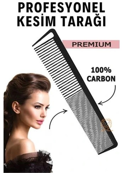 Modacar Berber Kuaför Saç Kesim Tarağı Karbon Nano Absolute Professional fiyatları