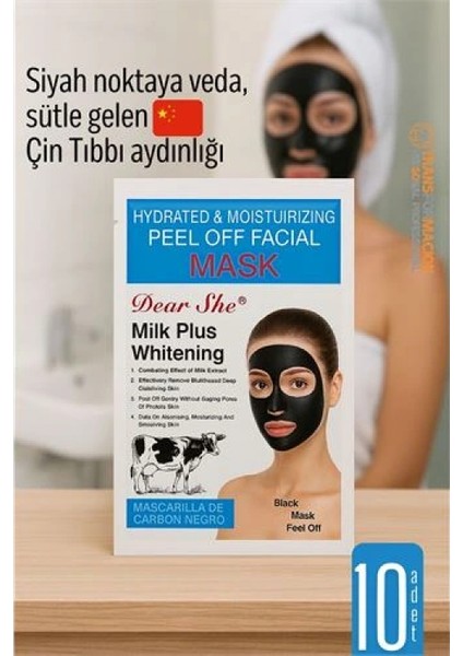 Modacar Milk Plus Siyah Maske – Yüz Maskesi Peel-Off, Beyazlatıcı Etkili fiyatları