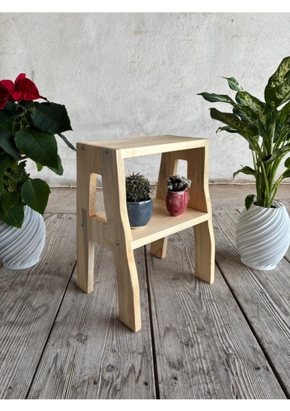 Basamaklı Ahşap Tabure modelleri