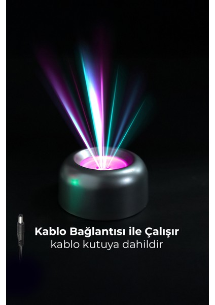 3D Ay ve Gezegen Temalı Işıklı Cam Küre Dekor, Şık Hediye Seçeneği