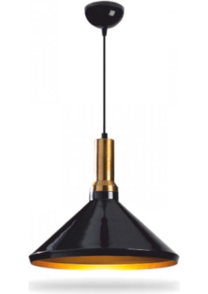 Siyah Retro Metal Sarkıt Avize, Şık ve Dekoratif Aydınlatma Seçeneği