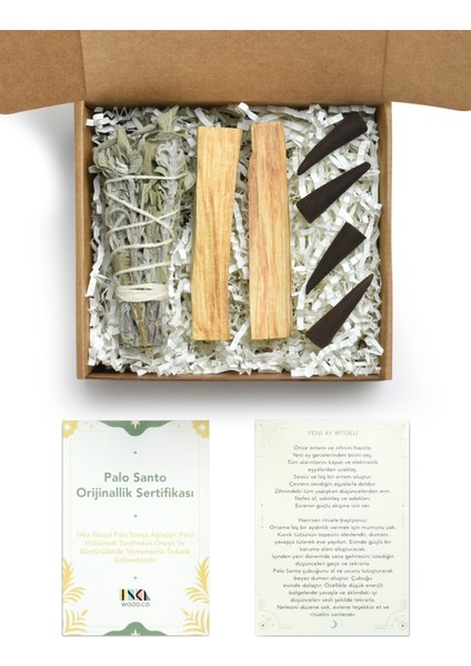 Inka Mountain Tütsü Seti, Palo Santo Konik Tütsü, Adaçayı Tütsü, Palo Santo Çubuk Tütsü fiyatları