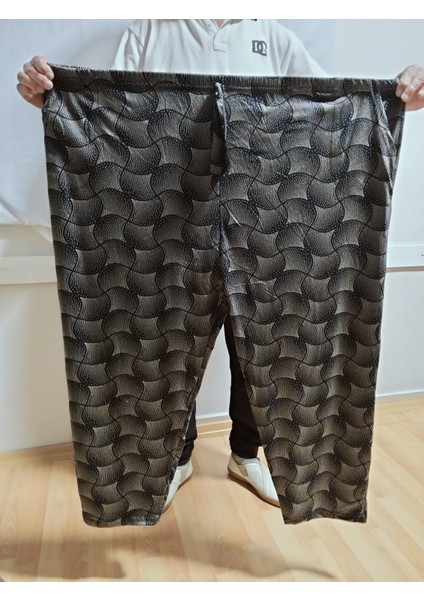 Kadın Bayan Büyük Battal Extra Turbo Jumbo Beden Viskon Süet Penye Kumaş 2 Yan Cep Pantolon Eşofman Altı Pijama Altı 150 Kilograma Kadar Olur Bol Likralı Esneyen Kumaş Bel Lastikli Süs Bagcıklı
