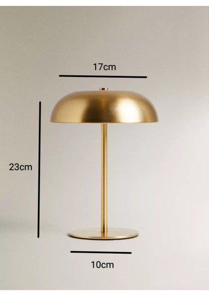 Şarjlı Dokunmatik Mantar Şekilli LED Masa Lambası, Şık ve Kullanışlı Aydınlatma Seçeneği indirimleri