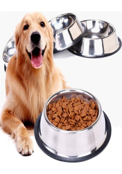 Paslanmaz Çelik Metal Mama Kabı 22 cm modelleri