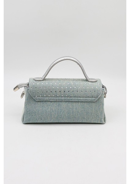 Marka Ithal Kot Taşlı Spor Şık Bayan Çanta KB054 Kot Mavi fiyatları