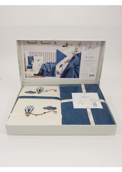 Sea Soul Yatak Örtülü Bebek Nevresim Takımı – %100 Pamuk, Nefes Alabilir fiyatları