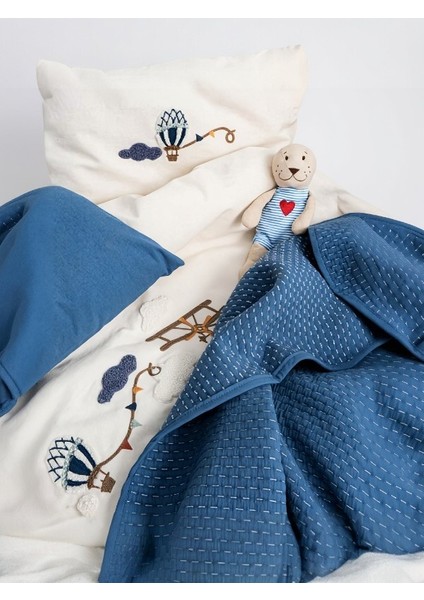 Sea Soul Yatak Örtülü Bebek Nevresim Takımı – %100 Pamuk, Nefes Alabilir modelleri
