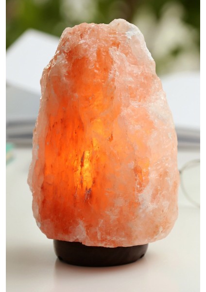 Pembe Tuz Lambası, 4-5 Kg, 1.5 mt Açma-Kapama Kablo ve Ampul ile Güzel Dekorasyon