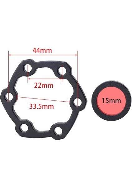 Göbek Disk Adaptörü Ön 15X100MM 110MM Dönüştürmesine Sağlar Boost modelleri
