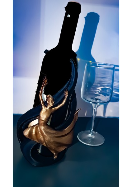 Bronz-Siyah Şaraplık, Şık ve Zarif Tasarım, Şarap Severler Için Ideal Seçim