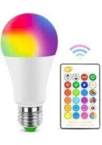 Renkli Rgb LED Ampul, Kumandalı, Enerji Tasarruflu, Çok Renk Seçenekli fiyatları