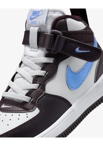 Air Force Bebek Bilekli Spor Ayakkabı - Deri Tasarım Hafif Cırtlı ve Lastik Bagcıklı - FJ1917-600