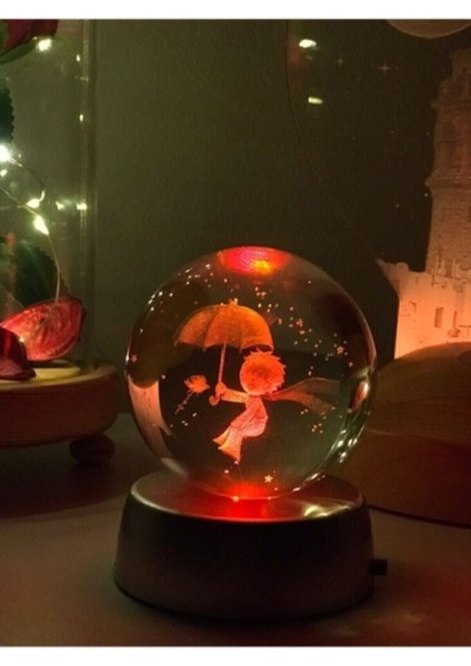 Renkli Işıklı Kristal Cam Küre, Şık ve Sıcak Atmosfer Yaratır fiyatları