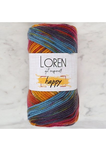 Loren Happy Ebruli El Örgü Ipi - RH001 - 34286