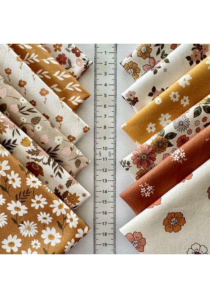 Patchwork Kumaş Seti – 60 Adet 20X20 cm | %100 Pamuk Saten | El Işi, Dikiş, Quilting ve Hobi Için fırsatları