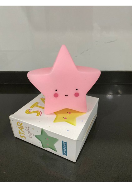 Pembe Yıldız Tasarımlı LED Masa Lambası, Şık ve Enerji Tasarruflu Aydınlatma fiyatları
