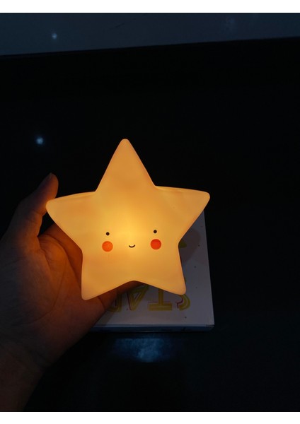 Pembe Yıldız Tasarımlı LED Masa Lambası, Şık ve Enerji Tasarruflu Aydınlatma indirimleri