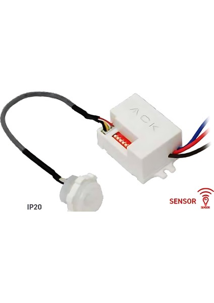 Mini Sensör, Beyaz Renkli, Yüksek Hassasiyetli, Güvenilir ve Kullanışlı Cihaz