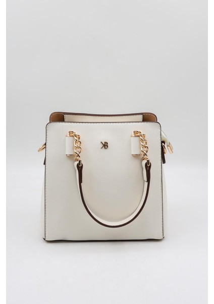Çapraz Askılı Kadın Çanta Kb 7139- Beyaz