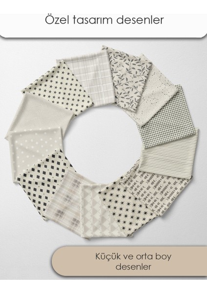 Patchwork Kumaş Seti – 35 Desen 20X20 cm | %100 Pamuk Saten | Tek Parça Kumaş | Dikiş, El Işi ve Quilting Için Özel Tasarım fiyatları