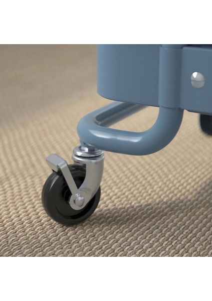 Gri-Mavi Servis Arabası, Kapaksız, 35X45X77 Cm, Dayanıklı ve Kullanışlı Tasarım modelleri