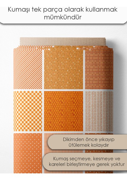 Patchwork Kumaş Seti – 35 Desen 20X20 cm | %100 Pamuk Saten | Tek Parça Kumaş | Dikiş, El Işi ve Quilting Için Özel Tasarım modelleri