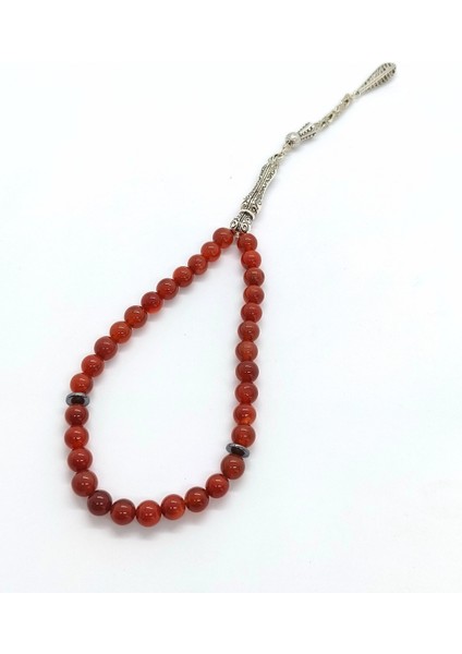 Karnelyan Akik Tesbih - Nazar Kalkanı ve Stresle Baş Etme