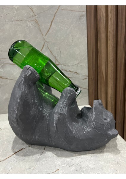 Sevimli Ayı Tasarımlı Şarap Tutacağı, Şık ve Eğlenceli Ev Dekorasyonu Için Ideal fiyatları