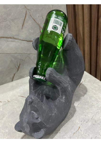 Sevimli Ayı Tasarımlı Şarap Tutacağı, Şık ve Eğlenceli Ev Dekorasyonu Için Ideal modelleri