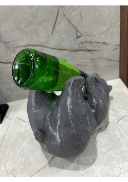 Sevimli Ayı Tasarımlı Şarap Tutacağı, Şık ve Eğlenceli Ev Dekorasyonu Için Ideal indirimleri