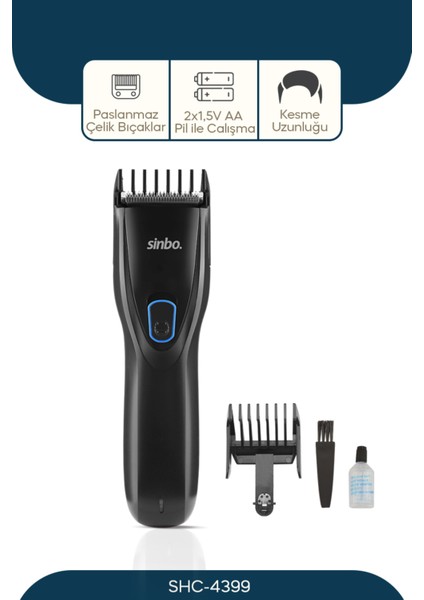 Kırmızı Saç ve Sakal Düzeltme Makinesi SHC-4399