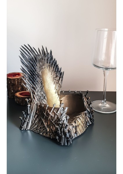 Efsane Temalı Taht Şaraplık, Şık ve Kaliteli Dekorasyon Parçası