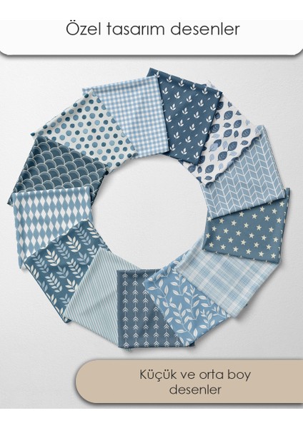 Patchwork Kumaş Seti – 35 Desen 20X20 cm | %100 Pamuk Saten | Tek Parça Kumaş | Dikiş, El Işi ve Quilting Için Özel Tasarım fiyatları