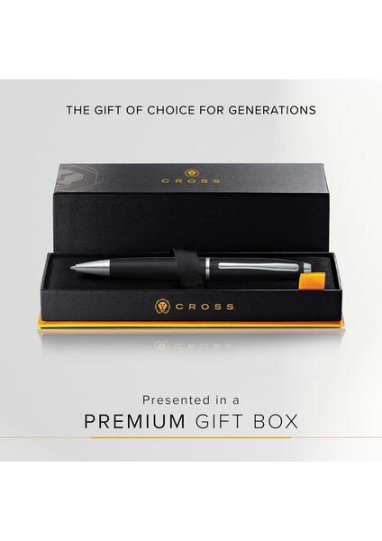 - WizDesign AT0112-14 Calaıs Tükenmezkalem Mat Siyah ( Kişiye Özel Seçeneği - Hediyelik )