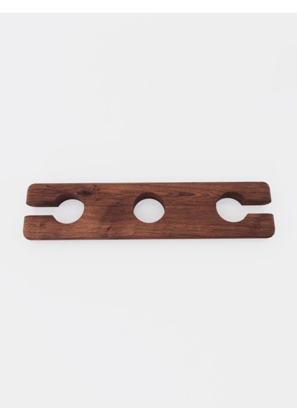 Doğal Ceviz Renkli Ahşap Mini Bar Standı, Şişelik ve Kadehlik, Masaüstü Dekor modelleri