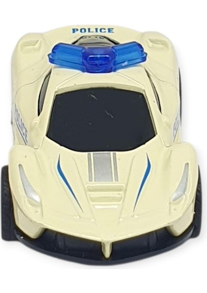 Çek Bırak Metal Küçük Arabalar 8 cm - SH40031 - Spor Polis Arabası (Lisinya) fırsatları
