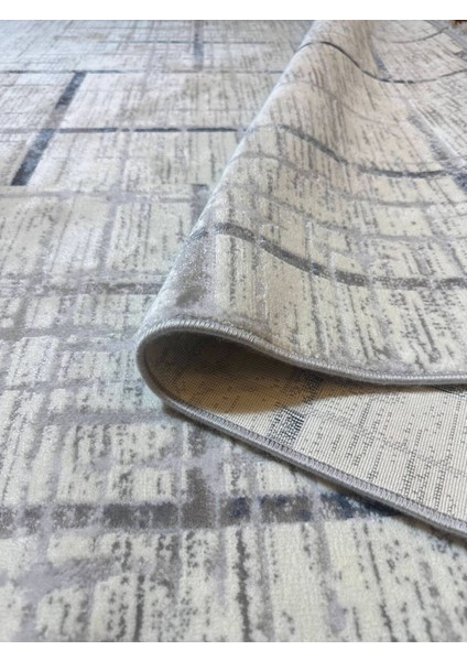 Gri Modern Ince Akrilik Yumuşak Dokulu Çok Amaçlı Halı 100X140 cm modelleri
