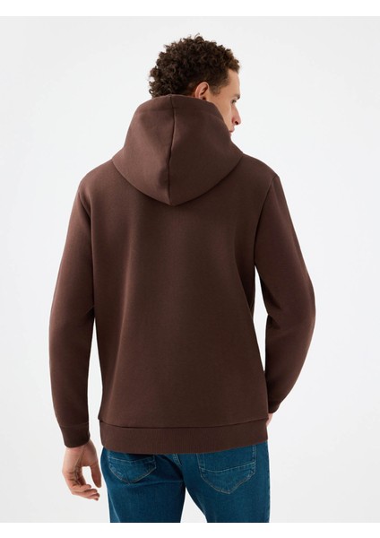 Kahverengi Erkek Sweatshirt LF2041392 modelleri
